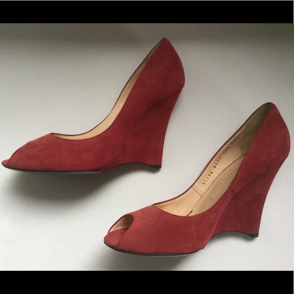 New Ladies peep toe wedge